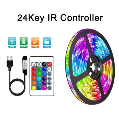 USB LED Light Strips APP Control Color +Remote + Colour Changing